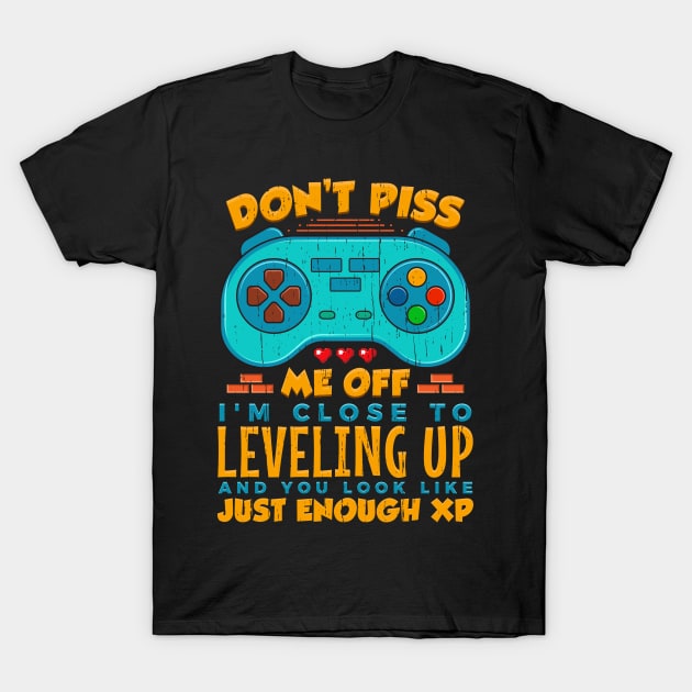 Video Gamer Dont Piss Me Off T-Shirt by aneisha